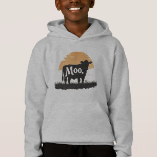 Säg Moo - Cute Cow Silhouette T Shirt
