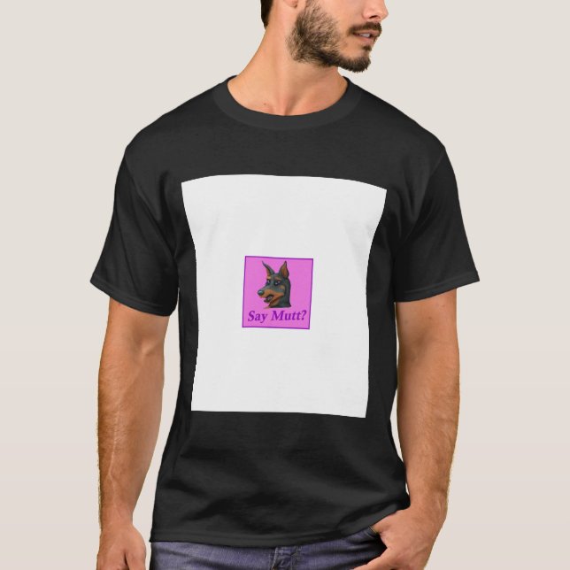 Säg Mutt Sleeveless överst T Shirt (Framsida)