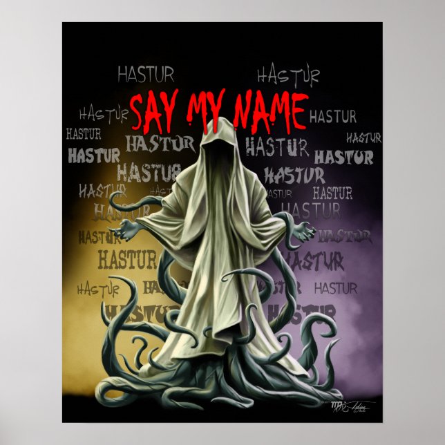 Säg Namn: Hastur Hastur Hastur Hastur Poster (Framsidan)