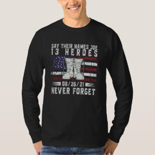 Säg Namn Joe Fallen Soldiers 13 Heroes T Shirt