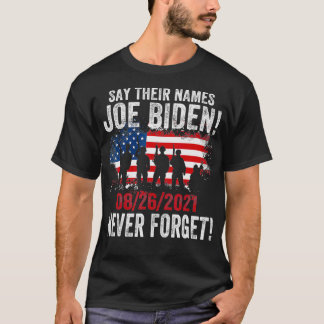 Säg Namn Joe Namn av Fallen Soldiers 13 han T Shirt