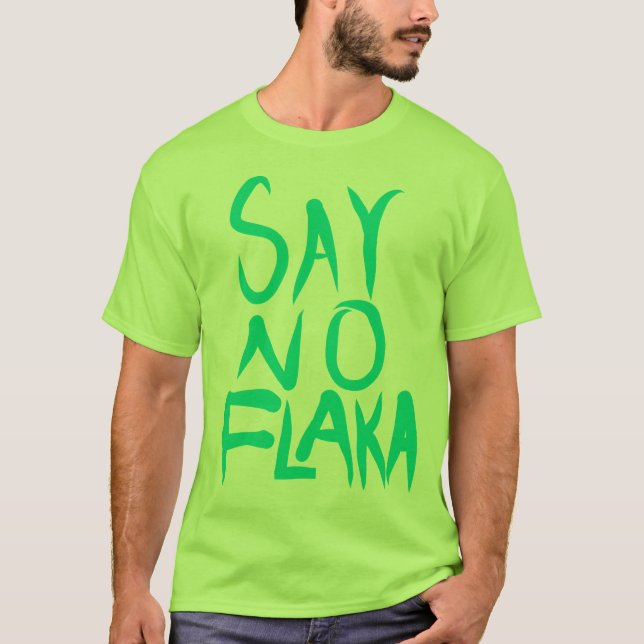 SÄG NEJ FLAKKA TEE (Framsida)