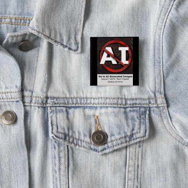 Säg nej till AI Art Generated Bilder Knapp (In Situ)