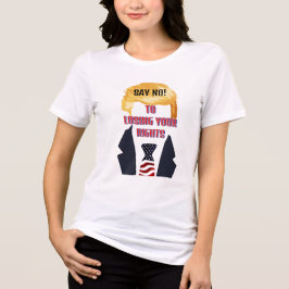 Säg nej till att förlora dina Höger Trump T-Shirt