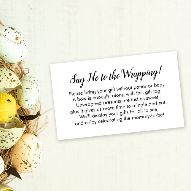 Säg nej till att kasta ett vitt presentkort för ba tilläggskort (Skapare uppladdad)