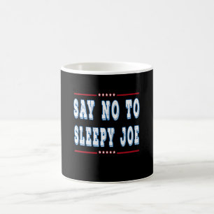 Säg nej till att sömnig jon kaffemugg