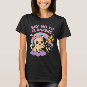 Säg Nej Till Clankers Anti Ai Robotar Söt Liten Ka T Shirt