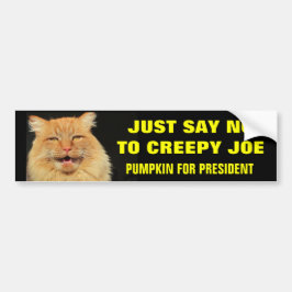 Säg nej till Creepy Joe Bildekal
