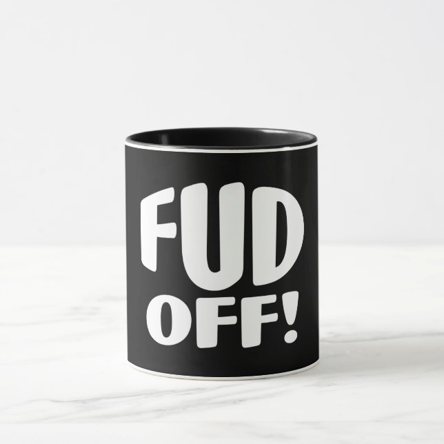 Säg nej till Crypto Fud - FUD AV! Mugg (Center)