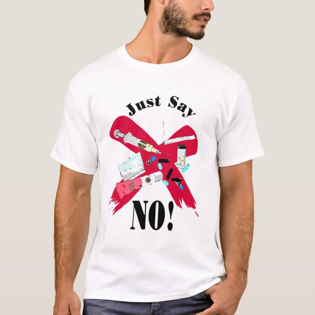 Säg nej till droger t shirt (Framsida)