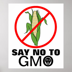 Säg nej till GMO-Maj Cob Poster