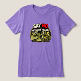 Säg nej till invasiva växter t-shirt
