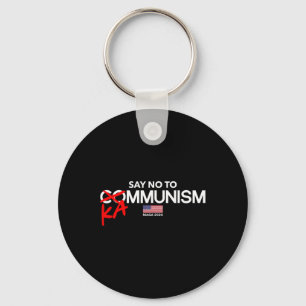 Säg nej till Kammunism 2024 Valtrumppresident Nyckelring