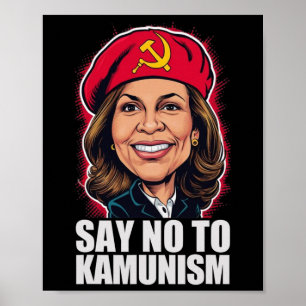 Säg nej till Kamunism Rösttrumpetsvansn 2024 Poster