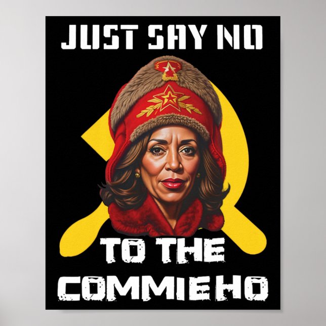 Säg nej till kommisionen Ho Kamala Harris Poster (Framsidan)