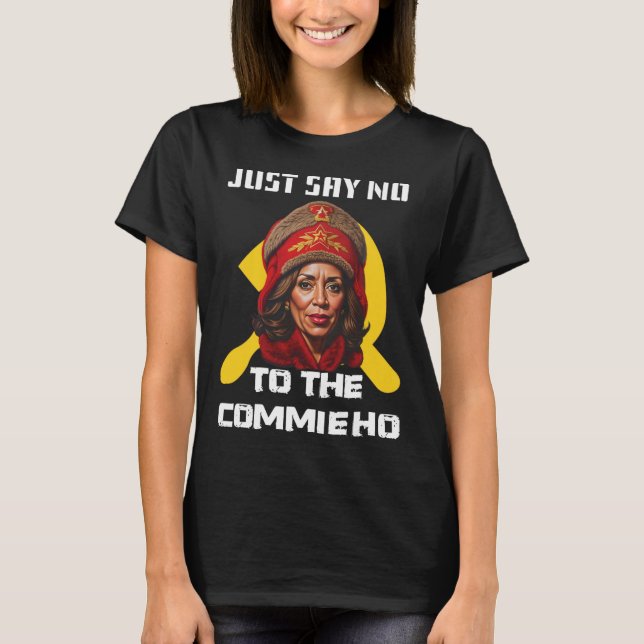 Säg nej till kommisionen Ho Kamala Harris T Shirt (Framsida)