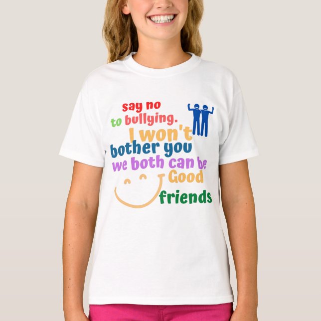SÄG NEJ TILL KÖP, VI KAN VARA VÄNNER T SHIRT (Framsida)