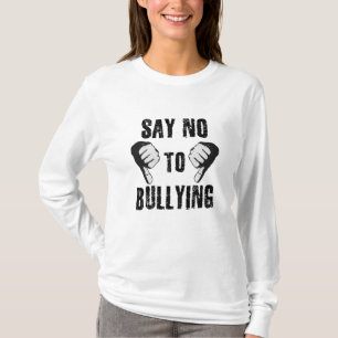 Säg nej till mobbning t shirt
