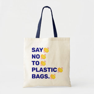 Säg nej till plastpåsar. appa händer emoji tygkasse