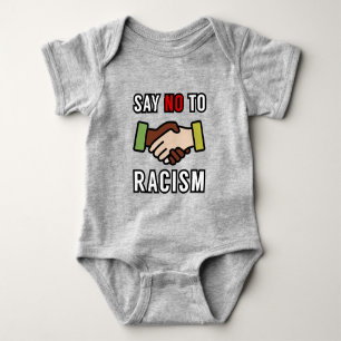 Säg nej till rasism t shirt