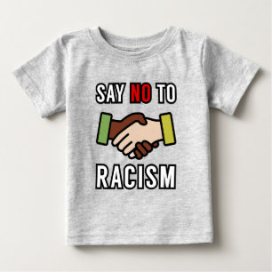 Säg nej till rasism t shirt