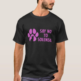 Säg nej till S tass-lilan för designljus T Shirt