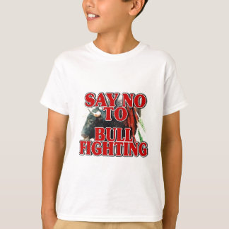 Säg nej till tjurfäktning t shirt