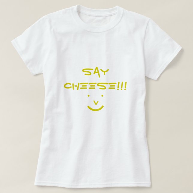 SÄG OST!!! T SHIRT (Design framsida)