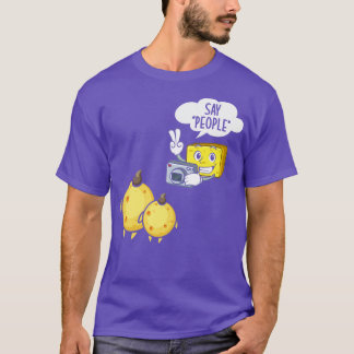 Säg People Cheesy Photograf T Shirt
