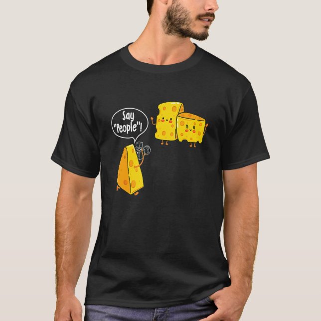 Säg People - Ost Älskare Food Dairy Mjölk Gouda Ch T Shirt (Framsida)