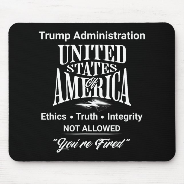 Säg sanningen att du är felad Trump Administration Musmatta (Framsidan)