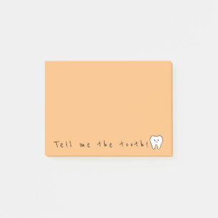 Säg tanden! post-it block