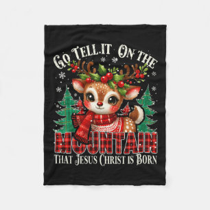 Säg till berget att Jesus är Bo Fleecefilt