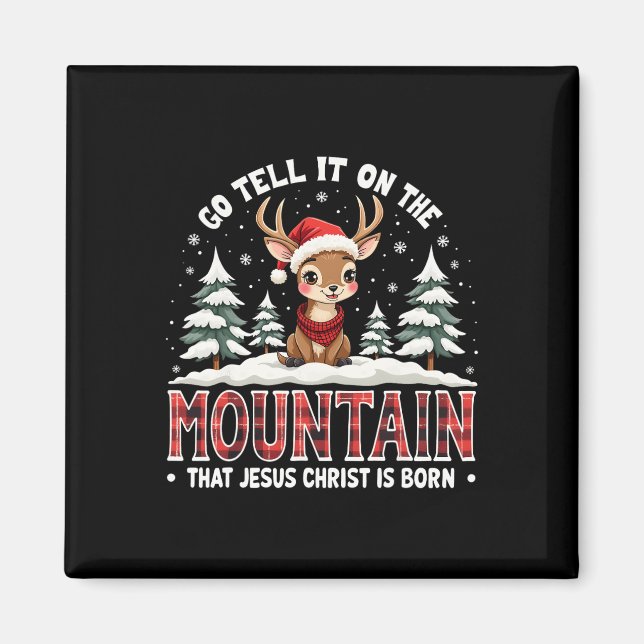 Säg till berget att Jesus är Bo Magnet (Framsidan)