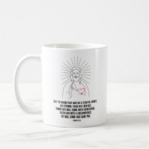 Säg till dem att de är rädda kaffemugg