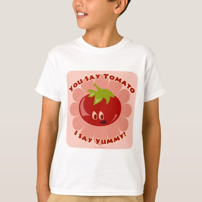 Säg Tomato! T Shirt (Framsida)