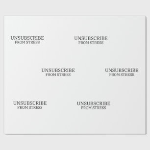 Säg upp stressen Företagshälsa Mönster Presentpapper