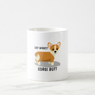 Säg vad? Corgi Butt Kaffemugg