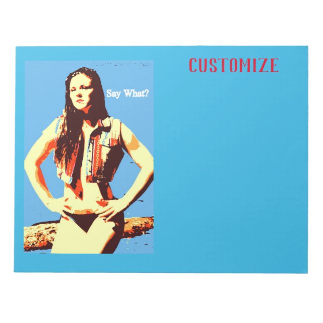 Säg vilken bikini-flicka Thunder_Cove Anteckningsblock (Framsida)