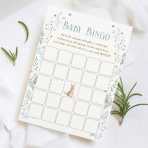 Saga Barnkalas Baby Bingo Spelkort Inbjudningar