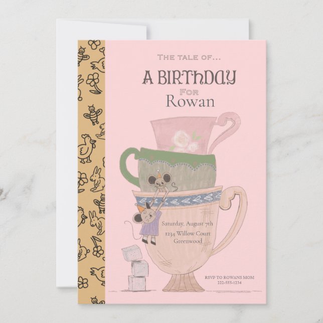 Saga Barnkalas Inbjudan (Framsida)