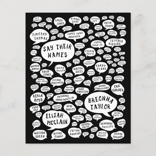 säga deras namn (Framsida)