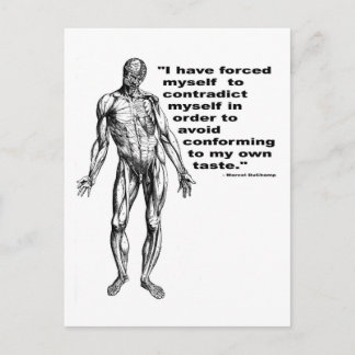 Säga emott jag själv vykort