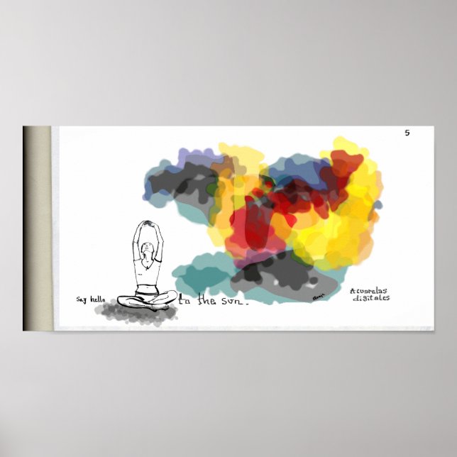 säga hej poster (Framsidan)