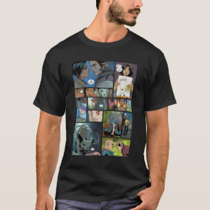 Saga Image Tecknads Panel Design Classic T Shirt