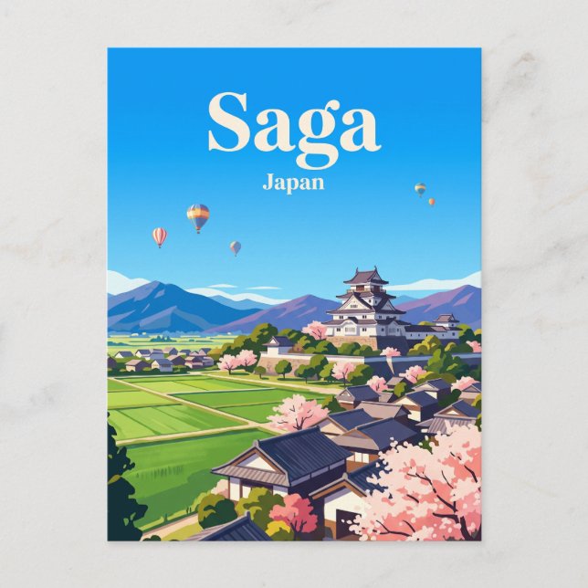 Saga Japan Vykort (Framsida)