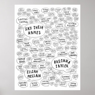 säga namn poster