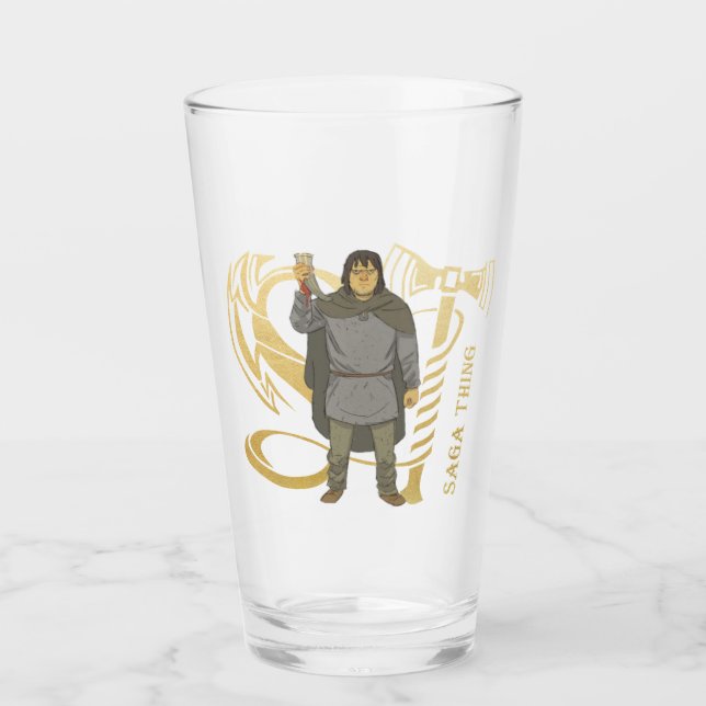 Saga Sak och Egil Glass Glaskopp (Framsida)