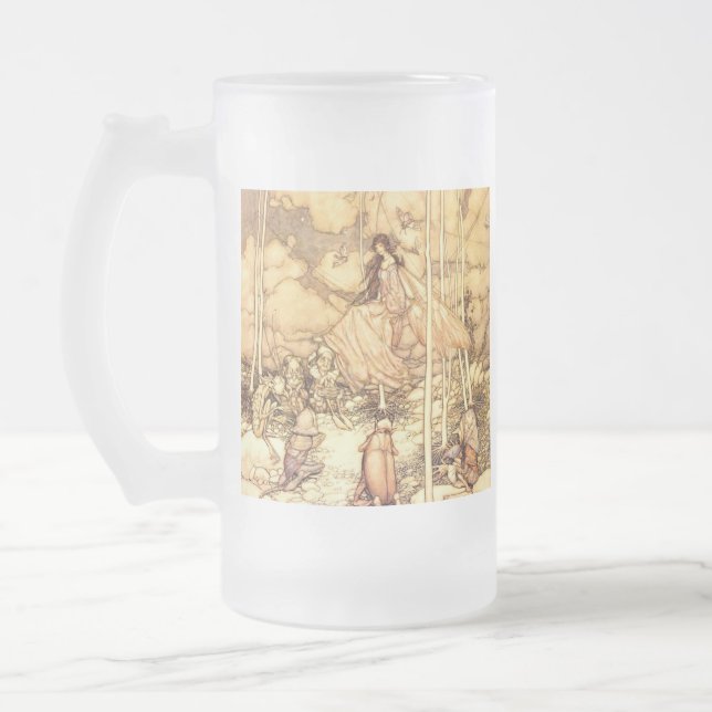 Sagan Arthur Rackham Frostat Ölglas (Vänster)