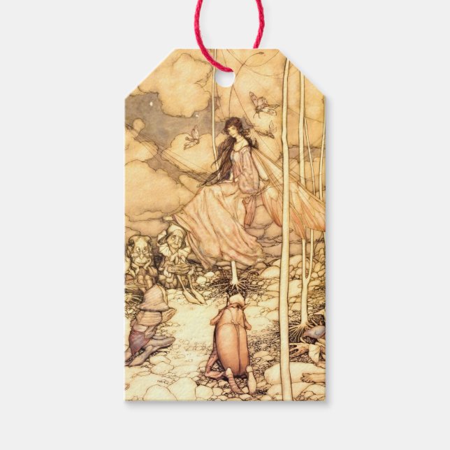 Sagan Arthur Rackham Presentetikett (Framsidan)